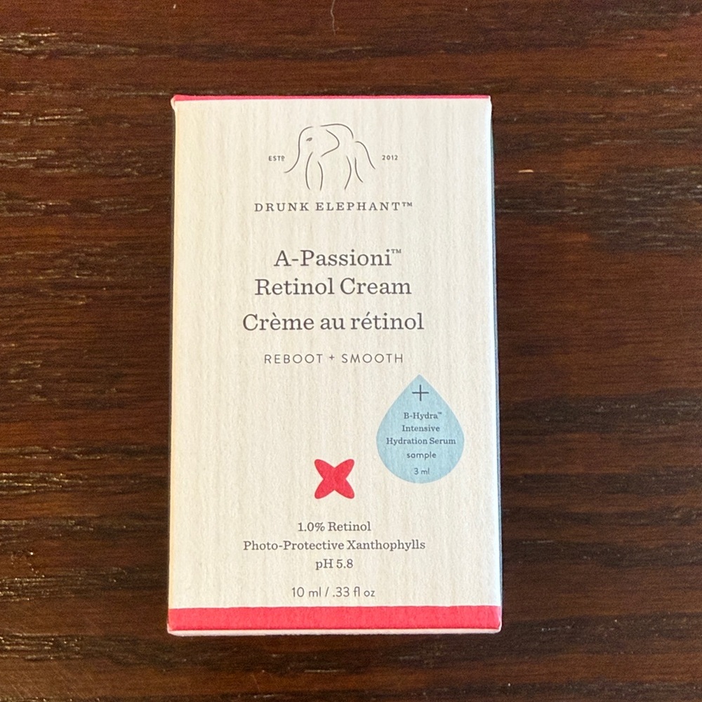 Drunk Elephant A-Passioni Retinol Cream- 3ml B-Hydra Intensive Hydration Serum